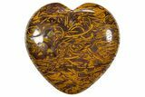 1.7" Polished Miriam Jasper (Calligraphy Stone) Hearts - Photo 2